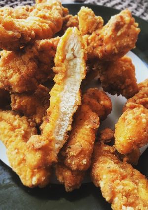A picture of Crispy Chicken Fingers.