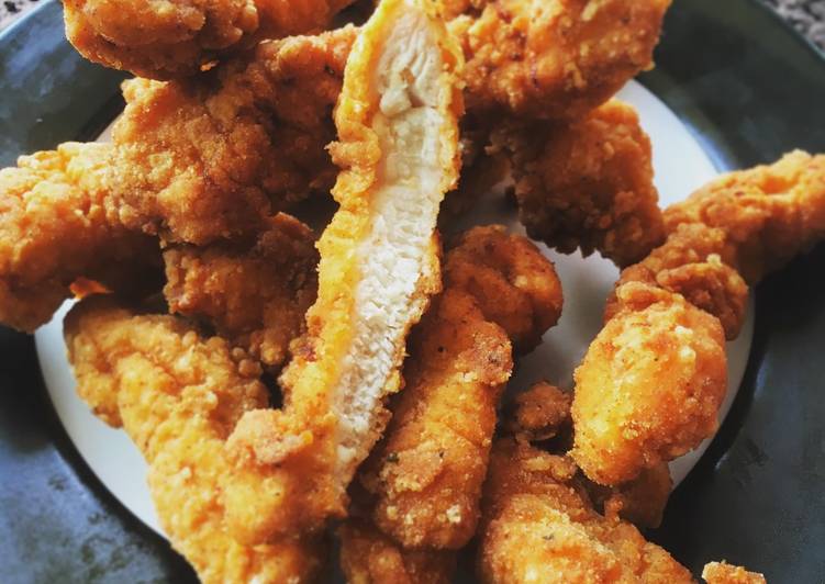 Easiest Way to Prepare Super Quick Homemade Crispy Chicken Fingers