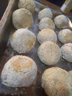 Una foto de Bombas de papa al horno