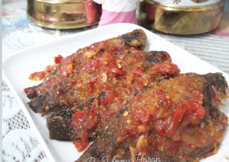 Resep Sambal ikan sepat Anti Gagal