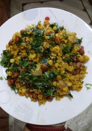 A picture of Healthy chana dal poha.
