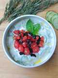 🌿Tzatziki concombre menthe (garniture tomate olive)