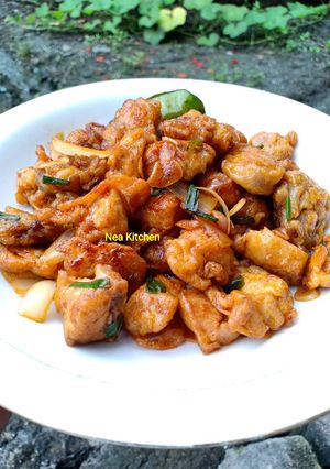 Foto resep Ayam Mentega Asam Manis