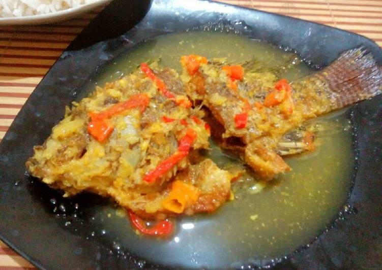Bahan-bahan Mujair Goreng Bumbu Acar Kuning 🐟 Sederhana dan Mudah Dibuat