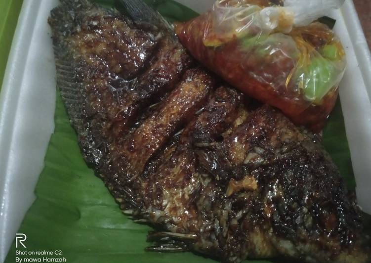 Caranya Bikin Ikan nila panggang teflon Sedap