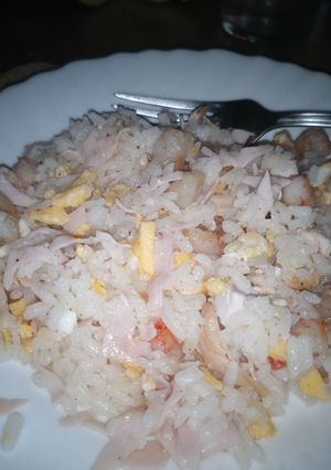 Una foto de Arroz 3 delicias casero