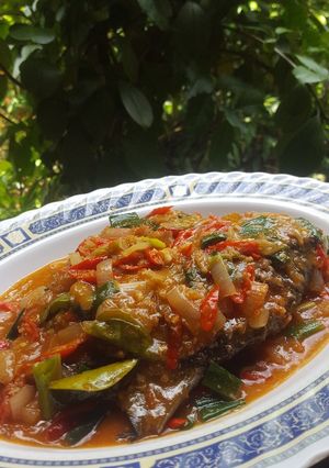 Foto resep Ikan Bawal Saus Padang Simple