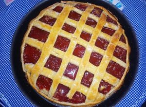 Una foto de Pastafrola caserita con harina 000