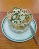 Copa de piña con yogurt