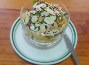 Una foto de Copa de piña con yogurt