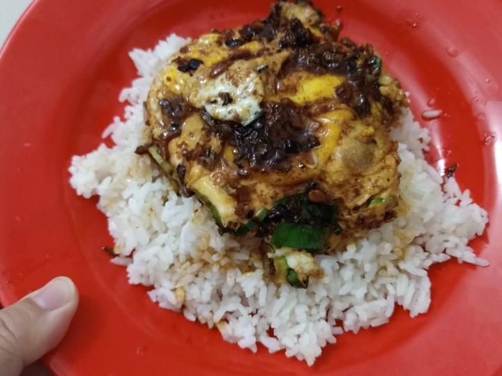 Cara Mudah Menyiapkan Resep Nasi telur pontianak yang Bisa Manjain Lidah Anti Ribet, Lezat