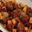 Albóndigas de carne criollas