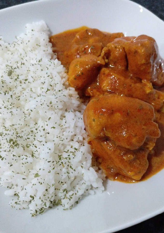 Una foto de Pollo Tikka Masala 🐔❤️🇮🇳