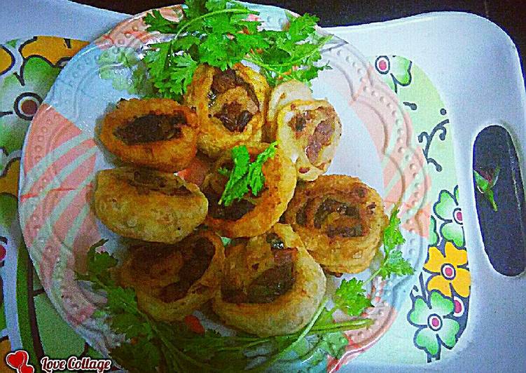 🍥soya manchurian swiss roll🍥