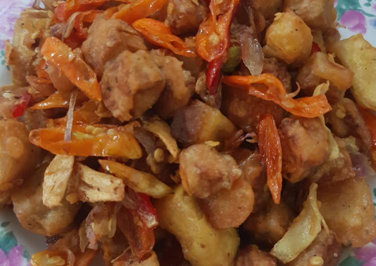 Resep Tahu Tempe Cabe Garam, Enak Banget