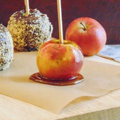 A picture of Bonfire Night Toffee Apples.