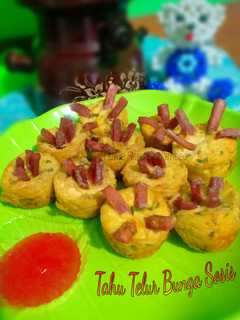 Foto resep 23. Tahu telur bunga sosis