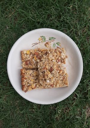 Una foto de BARRITAS DE CEREAL CON HUEVO 🍎🥚