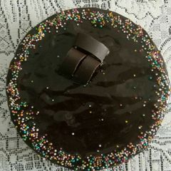 A picture of Eggless Jowar chocolate cake.