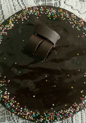 A picture of Eggless Jowar chocolate cake.