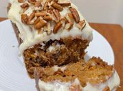 Una foto de frosting para carrot cake de queso crema