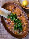 Jopara (/yopará/) Suculenta y reconfortante sopa guaraní de porotos colorados y maíz blanco 🫘🌽