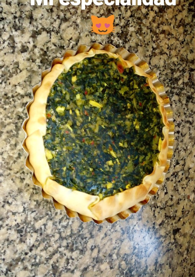 Una foto de Tarta de acelga #fácil