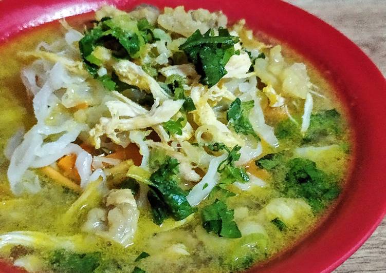 Bagaimana Membuat Soto Seger Kuah Kuning, Bikin Ngiler