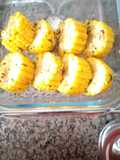 Buttered boiled maize