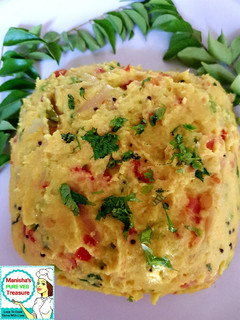મીક્સ વેજ ઉપ્પીટુ, મીક્સ વેજ ઉપમા, કારા ભાત (Mix Veg Upitu Recipe In Gujarati) રેસીપી મુખ્ય ફોટો