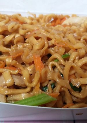 Foto resep Mie goreng ulang tahun