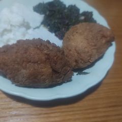 Crunchy deep fried chicken A picture of Crunchy deep fried chicken.