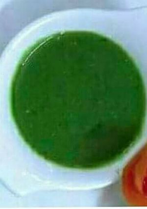 A picture of Mint and Coriander Chutney.