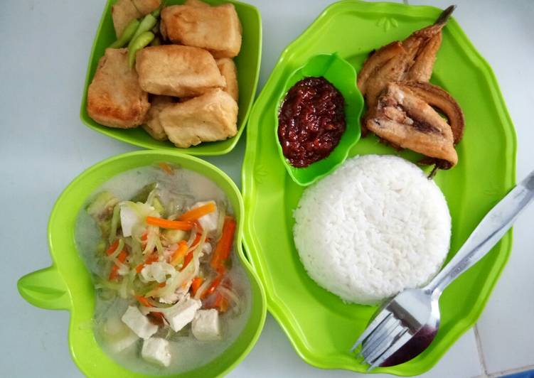 Sayur lodeh sederhana (tidak pedas)