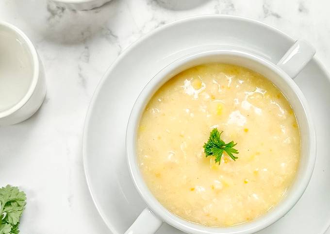 Resep Creamy Corn Soup Krim Sup Jagung Oleh Desi Dresviana Ig Chici Desi Cookpad