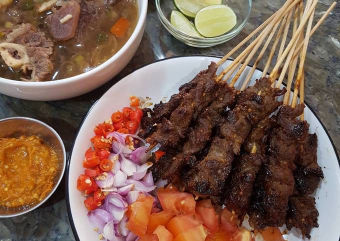 Ini dia! Cara  membuat Sate Sapi  gurih