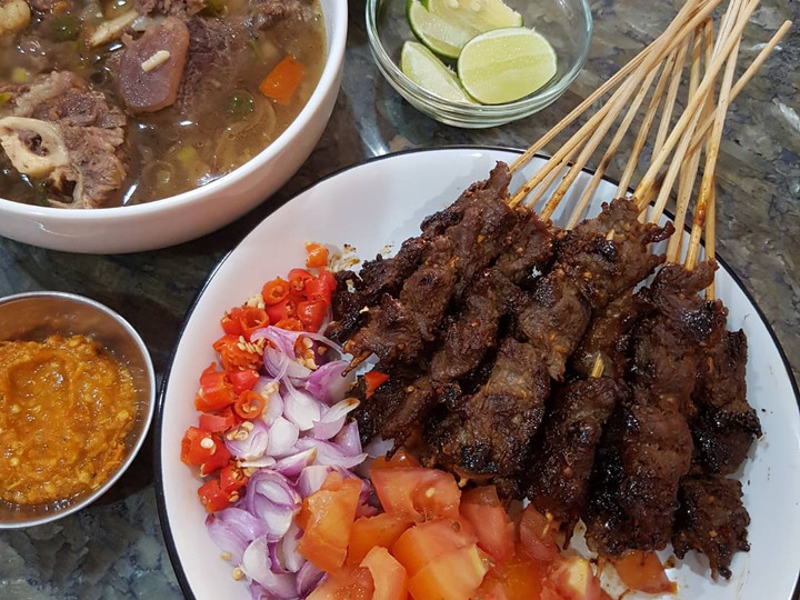 Ini dia! Cara  membuat Sate Sapi  gurih