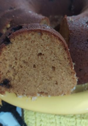 Una foto de Budín de dulce de leche