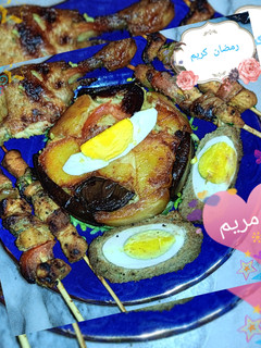 صورة لوصفة ميني مقلوبة الارز بالباذنجان