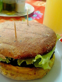 Una foto de Hamburguesa de Soja