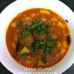 A picture of Bhagat Muthia nu Shaak.