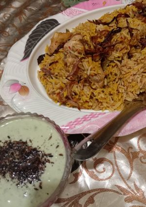 A picture of Muradabadi Biryani 🍛🍛🍛.