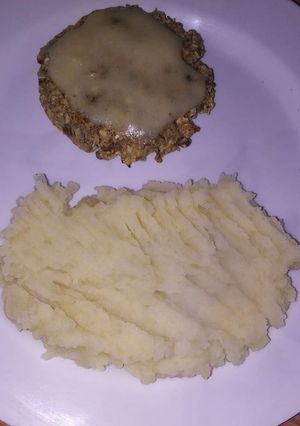 Una foto de Queso vegano de papas (fácil)