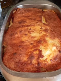 Una foto de Soufflé de jamón y queso