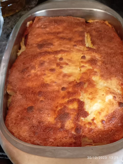 Una foto de Soufflé de jamón y queso
