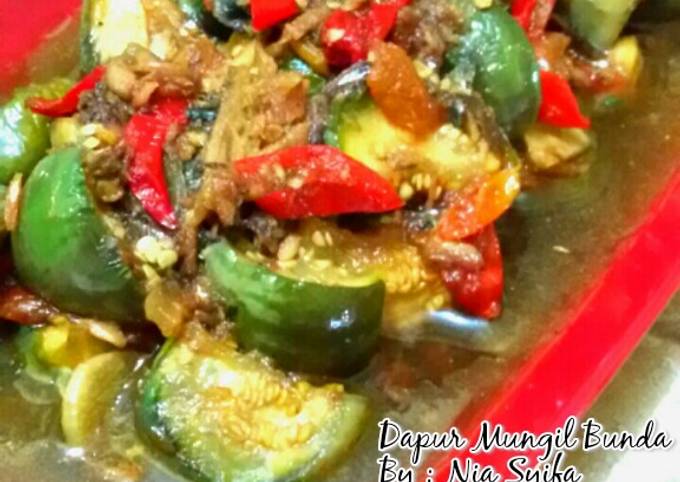 Resep Oseng Terong Bulat Ikan Asin Oleh Nia Syifa Cookpad