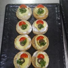 A picture of Artichoke canapes.