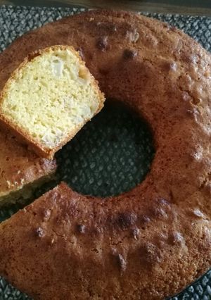 Una foto de Budín de manzana y banana!!
