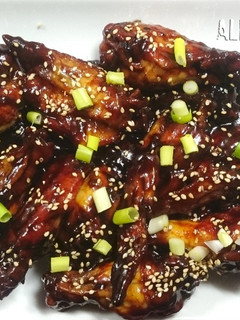 Una foto de Alitas de pollo Teriyaki