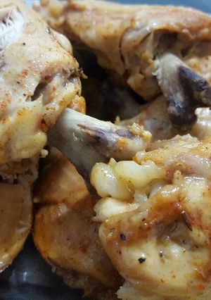 Una foto de Pollo al limón con miel y especias